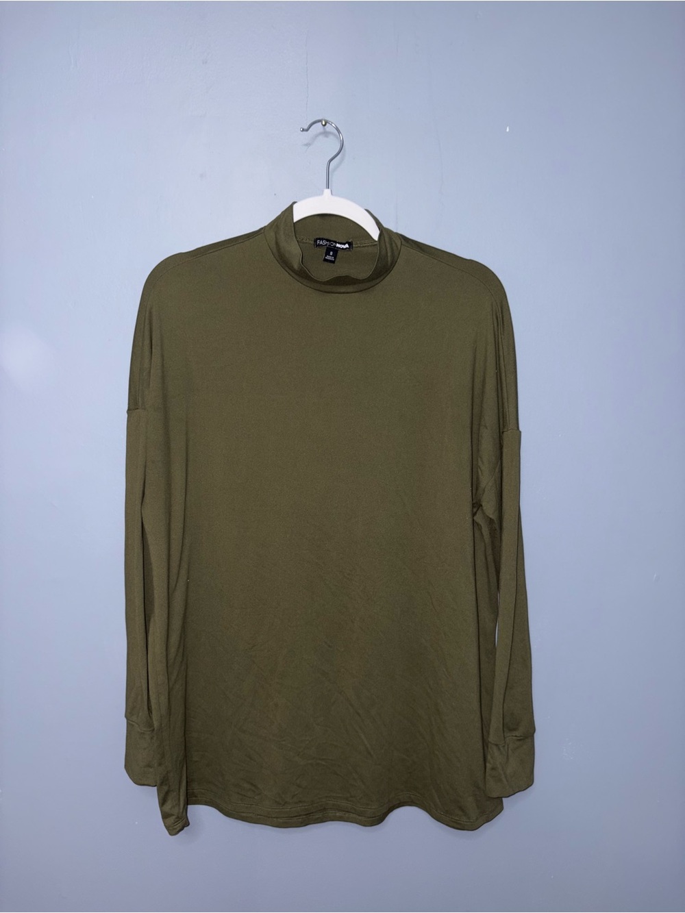 Fashion Nova • Green Turtleneck Longsleeve